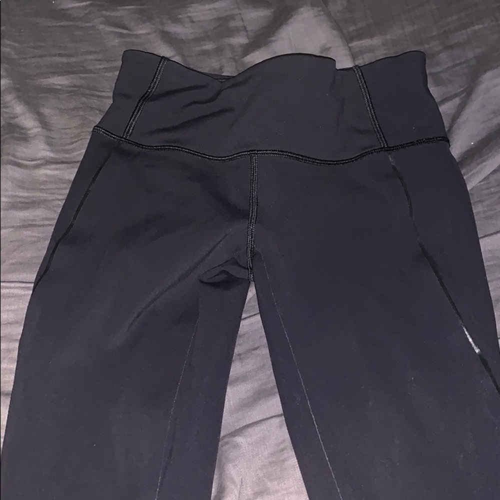 Black lululemon leggings! 25’’